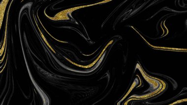 Siyah ve altın mermer doku