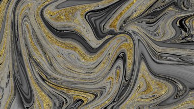 Siyah ve altın mermer doku