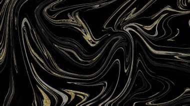 Siyah ve altın mermer doku