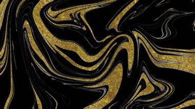 Siyah ve altın mermer doku