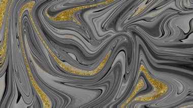 Siyah ve altın mermer doku
