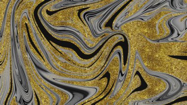 Siyah ve altın mermer doku