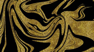 Siyah ve altın mermer doku