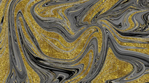 Siyah ve altın mermer doku