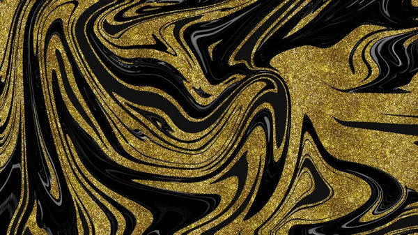 Black Gold Marble Texture — Stock Photo, Image