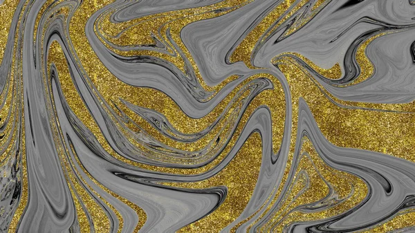 Black Gold Marble Texture — Stock Photo, Image