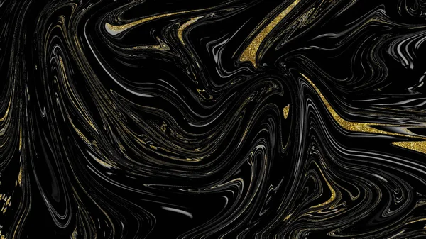 Siyah ve altın mermer doku
