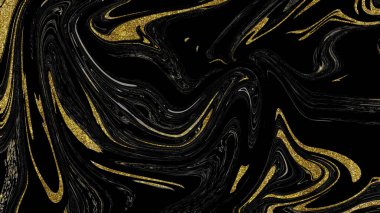 Siyah ve altın mermer doku