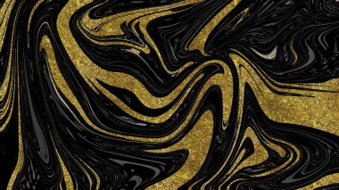 Siyah ve altın mermer doku