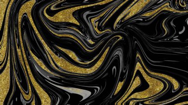 Siyah ve altın mermer doku