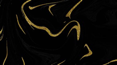 Siyah ve altın mermer doku