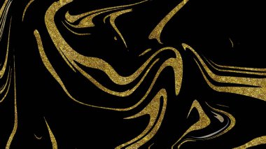 Siyah ve altın mermer doku
