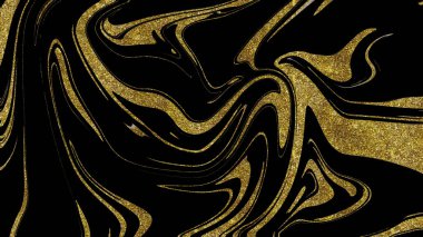 Siyah ve altın mermer doku