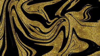 Siyah ve altın mermer doku