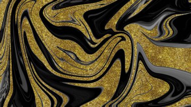 Siyah ve altın mermer doku