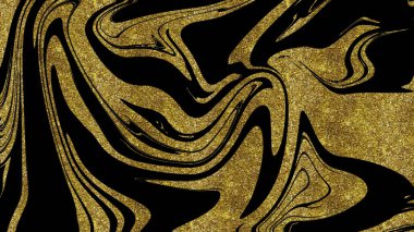 Siyah ve altın mermer doku