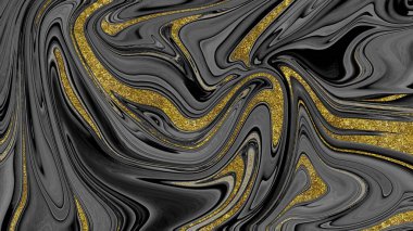 Siyah ve altın mermer doku