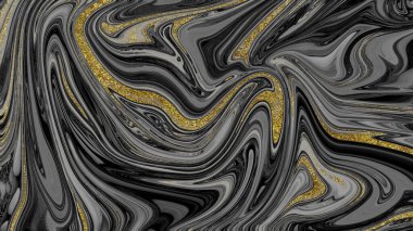 Siyah ve altın mermer doku