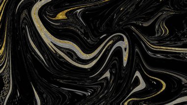 Siyah ve altın mermer doku