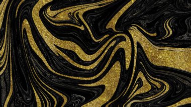 Siyah ve altın mermer doku