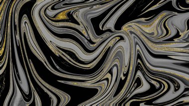 Siyah ve altın mermer doku