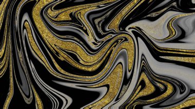 Siyah ve altın mermer doku