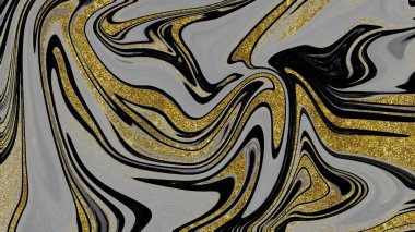 Siyah ve altın mermer doku
