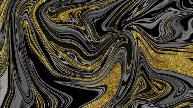 Siyah ve altın mermer doku