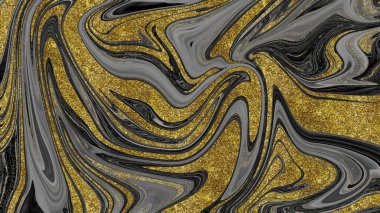 Siyah ve altın mermer doku