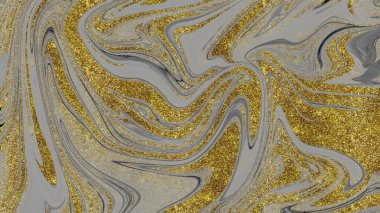 Siyah ve altın mermer doku