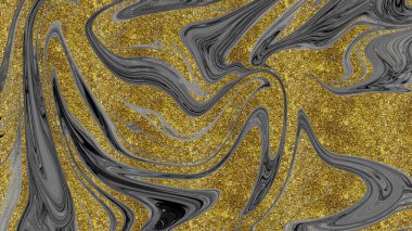 Siyah ve altın mermer doku