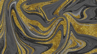 Siyah ve altın mermer doku