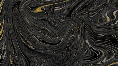 Siyah ve altın mermer doku