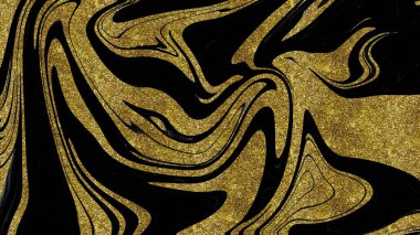 Siyah ve altın mermer doku