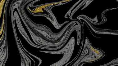 Siyah ve altın mermer doku