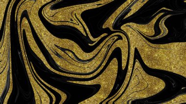Siyah ve altın mermer doku