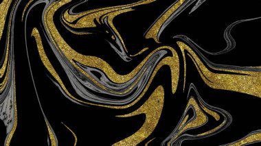 Siyah ve altın mermer doku
