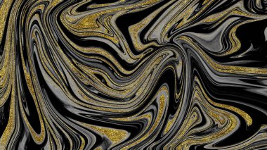 Siyah ve altın mermer doku
