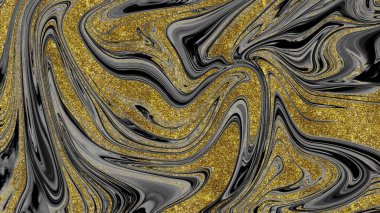 Siyah ve altın mermer doku
