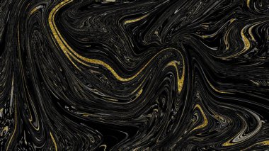 Siyah ve altın mermer doku