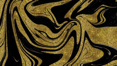 Siyah ve altın mermer doku