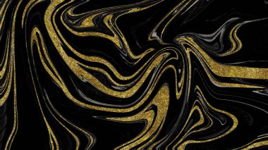 Siyah ve altın mermer doku