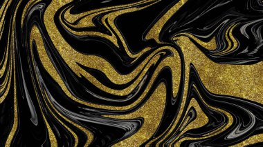 Siyah ve altın mermer doku
