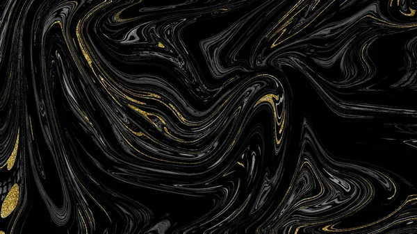 Siyah ve altın mermer doku