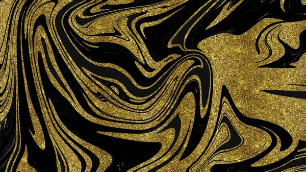 Siyah ve altın mermer doku