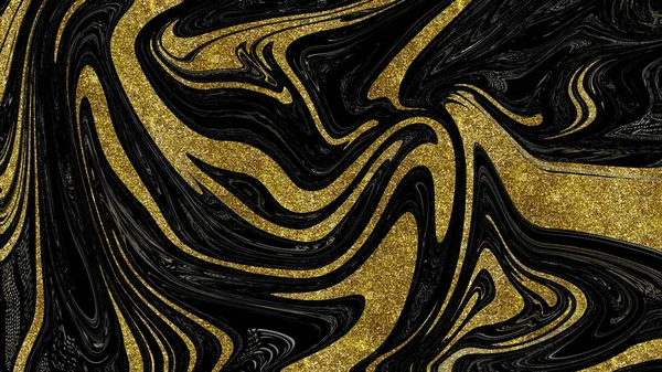 Siyah ve altın mermer doku