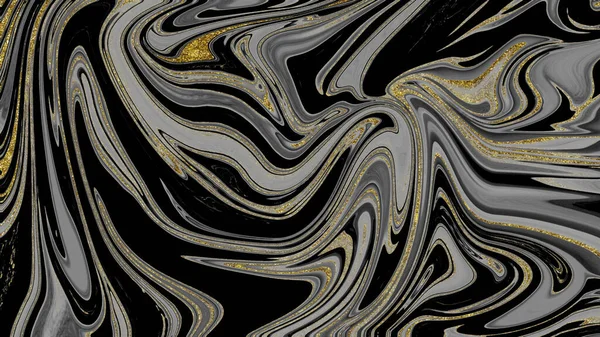 Siyah ve altın mermer doku