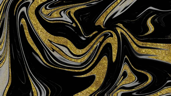 Siyah ve altın mermer doku