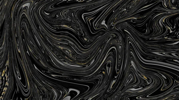 Textura Mármore Preto Ouro — Fotografia de Stock