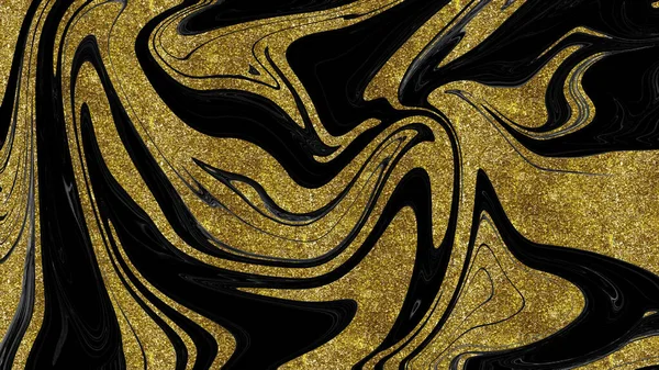 Siyah ve altın mermer doku